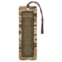12pk -Bookmark w/ Tassel SOLDIER'S PRAYER PAPER 2X6 - Pack of 12