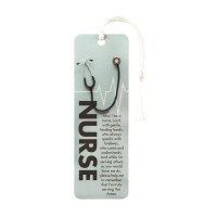 12pk -Bookmark w/ Tassel Nurses Prayer Paper 2X6 - Pack of 12