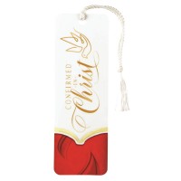 12pk -Bookmark w/ Tassel Confirmed In Christ Paper 2X6 - Pack of 12
