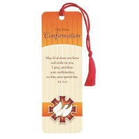 12pk -Bookmark w/ Tassel CONFIRMATION PAPER 2x6 - Pack of 12