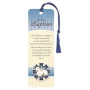 12pk -Bookmark w/ Tassel BAPTISM PAPER 2x6 - Pack of 12 12pk -Bookmark w/ Tassel BAPTISM PAPER 2x6 - Pack of 12