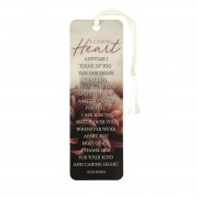12pk -Tassel Bookmark A Caring Heart - Pack of 12 12pk -Tassel Bookmark A Caring Heart - Pack of 12