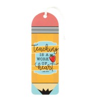12pk -Bookmark w/ Tassel TEACHING 1 COR.16:14 PAPER 2x6 - Pack of 12