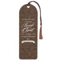 12pk -I CAN DO ALL THINGS TASSEL BOOKMARK - Pack of 12 12pk -I CAN DO ALL THINGS TASSEL BOOKMARK - Pack of 12