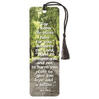 12pk -FOR I KNOW THE PLANS TASSEL BOOKMARK - Pack of 12