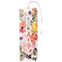 12pk -FLORAL PRAY TASSEL BOOKMARK - Pack of 12