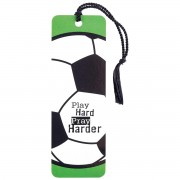 12pk -SOCCER PLAY HARD PRAY TASSEL BOOKMARK - Pack of 12 12pk -SOCCER PLAY HARD PRAY TASSEL BOOKMARK - Pack of 12