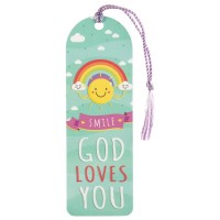12pk -Bookmark Tassel Smile God Loves You - Pack of 12 12pk -Bookmark Tassel Smile God Loves You - Pack of 12