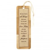 12pk -Bookmark Tassel All Things Rom 8:28 2x6 - Pack of 12