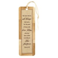 12pk -Bookmark Tassel All Things Rom 8:28 2x6 - Pack of 12