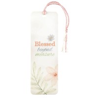 12pk -Tassel Bookmark Blessed Beyond Measure - Pack of 12