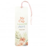 12pk -Tassel Bookmark My Cup Runneth Over - Pack of 12 12pk -Tassel Bookmark My Cup Runneth Over - Pack of 12