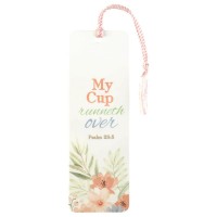 12pk -Tassel Bookmark My Cup Runneth Over - Pack of 12