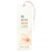 12pk -Tassel Bookmark Busy Mom Life - Pack of 12 12pk -Tassel Bookmark Busy Mom Life - Pack of 12