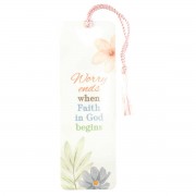 12pk -Tassel Bookmark Worry Ends When Faith - Pack of 12 12pk -Tassel Bookmark Worry Ends When Faith - Pack of 12
