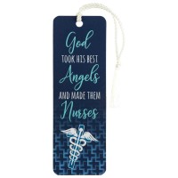 12pk -Tassel Bookmark Nurse God Took His Best - Pack of 12 12pk -Tassel Bookmark Nurse God Took His Best - Pack of 12