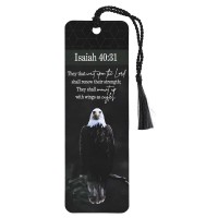 12pk -Tassel Bookmark Eagle Isaiah 40:31 - Pack of 12