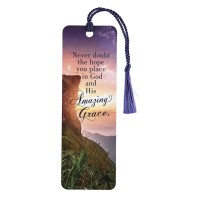 12pk -Tassel Bookmark God His Amazing Grace - Pack of 12