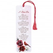 12pk -Tassel Bookmark Cardinal I Live On - Pack of 12