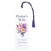 12pk -Tassel Bookmark Pastors Wife Floral - Pack of 12 12pk -Tassel Bookmark Pastors Wife Floral - Pack of 12