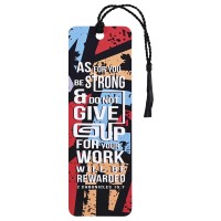 12pk -Tassel Bookmark As For You Be Strong - Pack of 12