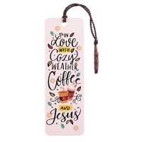 12pk -Tassel Bookmark Cozy Weather And Jesus - Pack of 12