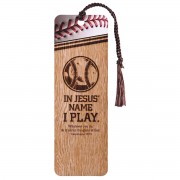 12pk -Tassel Bookmark Baseball In Jesus Name - Pack of 12 12pk -Tassel Bookmark Baseball In Jesus Name - Pack of 12