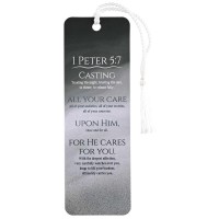 12pk -Tassel Bookmark Casting Care Upon Him - Pack of 12 12pk -Tassel Bookmark Casting Care Upon Him - Pack of 12