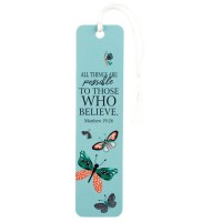 12pk -ALL THINGS ARE POSSIBLE TASSEL BOOKMARK - Pack of 12 12pk -ALL THINGS ARE POSSIBLE TASSEL BOOKMARK - Pack of 12