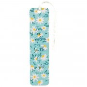 12pk -FOR WE WALK BY FAITH TASSEL BOOKMARK - Pack of 12 12pk -FOR WE WALK BY FAITH TASSEL BOOKMARK - Pack of 12