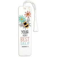 12pk -BEE YOUR VERY BEST SELF TASSEL BOOKMARK - Pack of 12