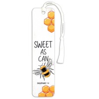 12pk -SWEET AS CAN BEE TASSEL BOOKMARK - Pack of 12