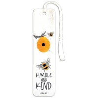 12pk -BEE HUMBLE AND KIND TASSEL BOOKMARK - Pack of 12