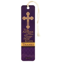 12pk -Bookmark Do Not Be Anxious Phil. 4:6 - Pack of 12