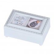 Music Box Petite Blue Child Of God 6x4 Music Box Petite Blue Child Of God 6x4