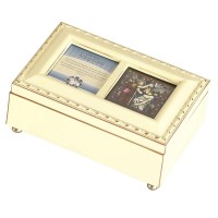 Petite Music Box Baptism Ivory 6x4