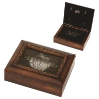 BOX URN A MASTER'S TOUCH WALNUT 10X8X3