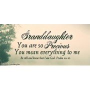 2pk -BE STILL/GRANDDAUGHTER BPP - (Pack of 2)