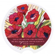 2pk -Car Coasters This Is The Day 2 Pk - (Pack of 2)