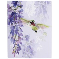 2pk -Card Set Blank Hummingbirds - (Pack of 2)