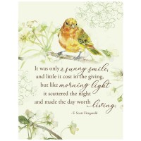 2pk -Card Set Encouragement Pastel Birds - (Pack of 2)
