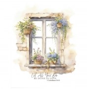 2pk -Card Set Friendship Windows Scripture - (Pack of 2)