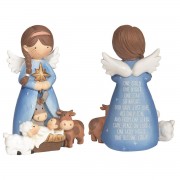 2pk -One Child One Night Angel Figurine - (Pack of 2)