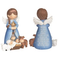 2pk -One Child One Night Angel Figurine - (Pack of 2)