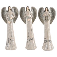 6pk -Angel Gold Glitter Joy Grace Blessing 5H - Pack of 6