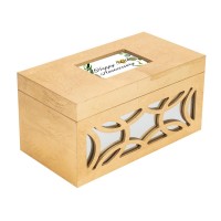 Keepsake Box Happy 50th Anniversary Gold