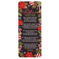 12pk -Bookmarks The Christmas Candy Cane - Pack of 12