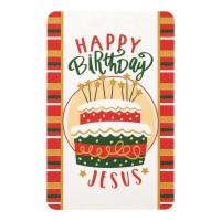 12pk - Bookmark PKT HAPPY BIRTHDAY JESUS PAPER 2.5X4 - Pack of 12