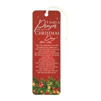 12pk -Bookmark w/ Tassel I SAID A PRAYER PAPER 2x6 - Pack of 12