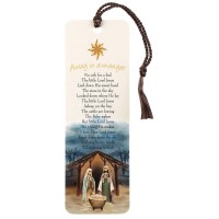 12pk -AWAY IN A MANGER TASSEL BOOKMARK - Pack of 12 12pk -AWAY IN A MANGER TASSEL BOOKMARK - Pack of 12